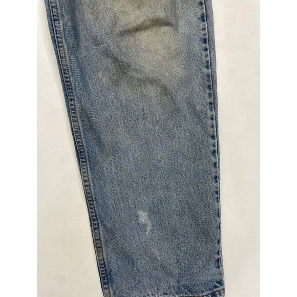 VINTAGE Levi's 550 Relaxed Fit Denim Jeans Men 37 X 30 Blue Tag Size 38 x 30 - Picture 4 of 12